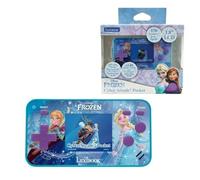 LEXIBOOK Frozen Arcade Pocket Portable Gaming Console, 150 Games, LCD, Battery Operated, Purple/Blue, JL1895FZLXB