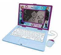 Lexibook, Frozen, Bilingual and Educational Laptop French/English, Toy for Children, 170 Activities to Learn, Play Games and Music, Large Screen, Purple/blue, JC599FZi1
