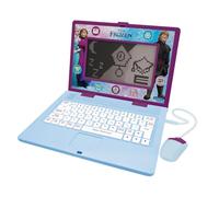 Lexibook, Frozen, Bilingual and Educational Laptop German/English, Toy for Children, 170 Activities to Learn, Play Games and Music, Large Screen, Purple/Blue, JC599FZi3