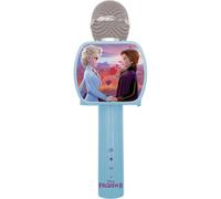 LEXIBOOK MIC240FZ Disney Frozen 2 Elsa Anna Olaf Bluetooth Microphone with Voice Changer Function, Phone Holder Included, Built-in Speaker, Blue