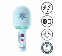 Lexibook, Frozen, Wireless microphone with speaker and lights, 4 voice modifiers, Multicoloured light effects, Rechargeable battery, MIC280FZ