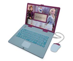 Lexibook, Frozen Educational Laptop for kids, JC598FZi2 | Spanish/English, Bilingual, 124 activities, Writing, Maths, Logic, Music