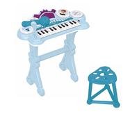 Lexibook, Frozen, Electronic keyboard with seat, microphone, MP3 player, sound effects, demo tunes, Blue/purple, K707FZLXB