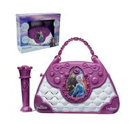 LEXIBOOK, Frozen Karaoke Speaker, K102FZLXB | Microphone included, Voice changer, Demo songs, MP3 input, Purple/Blue