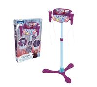Lexibook, Frozen Luminous Speaker Stand Set, S160FZLXB | Adjustable height, 2 mics, Light effects, MP3, Aux-in, Bluetooth, Vocal effects, Purple/Blue