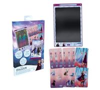 LEXIBOOK, Frozen Magic Slate, Art and craft toy for girls and boys, A4 size with multicoloured drawings, Purple/Blue, CRT10FZLXB