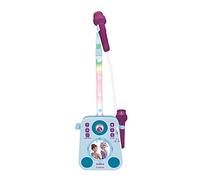 Lexibook, Frozen, Musical Lighting Speaker with 2 Microphones, Demo Songs, MP3 Plug, Blue/Purple, K140FZ