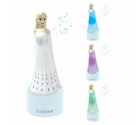 LEXIBOOK, Frozen Nightlight and Speaker for Children's Room, Colour Change, Soft Light, Battery Operated, White, NS01FZLXB