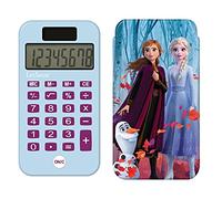 Lexibook, Frozen, Pocket calculator, Conventional and Advanced Calculator Functions, Rigid Protective Cover, with Battery, Blue/Purple, C45FZ