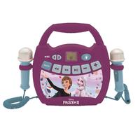 Lexibook, Frozen, Portable karaoke digital player for kids, Microphones, Light e