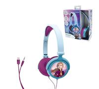 Lexibook Disney Frozen Elsa Stereo Headphone, kids safe, foldable and adjustable, blue/black, HP010FZ