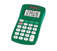 Lexibook, FRUITIES® Pocket Calculator, 8 digits, 4 operations, Basic and advanced functions, Solar and battery powered, Green, C208B