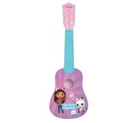 Lexibook, Gabby and The Magic House, My First Children's Guitar, 6 Nylon Strings, 53 cm, Guide Included, Pink, K200GDH