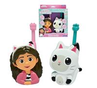 LEXIBOOK, Gabby's Dollhouse, 3D Walkie-Talkies, Range 500m, 2 communication channels, Belt clip, Pink/Green, TW18GDHLXB