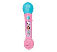 Lexibook, Gabby's Dollhouse, Lighting Microphone for children, musical toy, built-in speaker, light effects, demo melodies included, Pink/blue, MIC80GDH