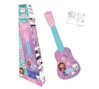 Lexibook, Gabby's Dollhouse, My first guitar for children, 6 nylon strings, 53 cm / 21'', Guide included, Pink, K200GDHLXB