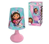 Lexibook, Gabby's Dollhouse, mini bedside lamp and wireless nightlight, Pink/blue, MLT10GDH