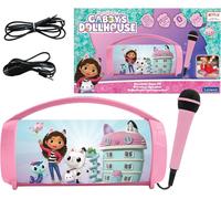 Lexibook Gabby's Dollhouse Portable Bluetooth Speaker With Lights And Microphone