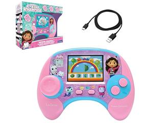 Lexibook, Gabby's Dollhouse Power Console, JCG100GDHi1 | English/French, 100 activities, Colour screen