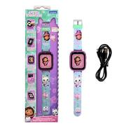 LEXIBOOK, Gabby's Dollhouse, Selfie Camera Watch, HD Touch Screen, 720p Camera, MP3 Player, Built-in Speaker, Dictaphone, Pedometer, 5 Games, Pink/Blue, DMW070GDH