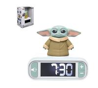 LEXIBOOK, Star Wars, Grogu Alarm Clock - Night Light with Sound Effects, Green, RL800SW