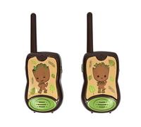 Lexibook, Guardians of the Galaxy, Groot, Walkie-Talkies 200m/650ft, Communication game for children, Belt clip for transport, Battery operated, Brown, TW12GG