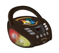 Lexibook, Harry Potter, Bluetooth CD player for kids, Portable, Multicoloured, Light effects, Microphone jack, Aux-in jack, AC or battery-operated, Black, RCD109HP