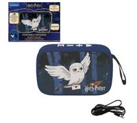 LEXIBOOK, Harry Potter, Hedwig Bluetooth Speaker, TWS Audio, Blue, BT018HP1 | Portable speaker with fabric finish, silicone protection, stereo pairing, handsfree calls and long battery life