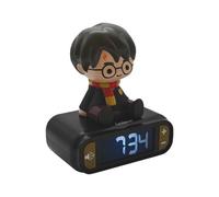LEXIBOOK, Harry Potter, Nightlight alarm clock, Sounds and Melodies, LCD Backlit screen, Luminous, Snooze, Black, RL800HP