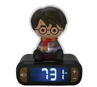LEXIBOOK, Harry Potter, Nightlight alarm clock, Sounds and Melodies, LCD Backlit screen, Luminous, Snooze, Black, RL800HPLXB