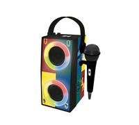 LEXIBOOK Harry Potter- Portable Bluetooth Light Speaker with Microphone, Light effects, Karaoke, Wireless, USB, SD card, Rechargeable battery, BTP180HPZLXB