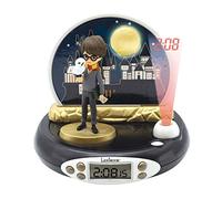 Lexibook, Harry Potter, Projector Alarm Clock for kids, Nightlight and time projection to the ceiling, Sound Effects, Battery-powered, Black, RP500HP