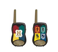 LEXIBOOK, Harry Potter, Walkie-Talkies 200m, Communication Game, 2 Communication Channels, Belt Clip, Battery Operated, Black/Gold, TW12HP