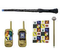 Lexibook, Harry Potter, Wizard Adventurer Set with Talkies-Walkies, magic wand, notebook, pen, eraser, white/gold, RPTW11HP