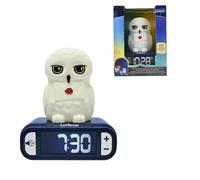 LEXIBOOK, Hedwig Nightlight Alarm Clock, RL800HP1LXB | Sounds & Melodies, LCD Backlit screen, Luminous, Snooze