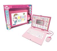 LEXIBOOK, Hello Kitty, Bilingual Educational Laptop English/French, 164 Language, Writing, Math, Logic, Music and Game Activities, for Boys and Girls, JC598HKi1