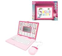 Lexibook, Hello Kitty, Bilingual Educational Laptop English/Spanish, 164 Language, Writing, Math, Logic, Music and Game Activities, for Boys and Girls, JC598HKi2
