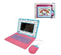 LEXIBOOK, Hello Kitty, Bilingual Educational Laptop with 170 activities English/French, JC599HKi1