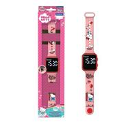 LEXIBOOK, Hello Kitty, LED digital watch, alarm function, pink, DMW060HKLXB | Hello Kitty LED watch with adjustable strap, alarm clock and 12/24 hour display, lightweight for small wrists every day fun!!