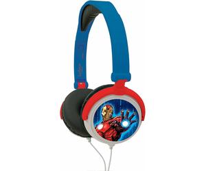 Lexibook HP010AV Marvel The Avengers Iron Man Stereo Headphone, kids safe, folda