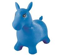 LEXIBOOK, Inflatable Jumping Horse, Manual pump included, Secure and durable plastic, Blue, BG050