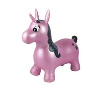 Pink Inflatable Indoor and Outdoor Jumping Unicorn Action Figure