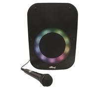Lexibook, iParty, Bluetooth® speaker, with light effects, mic, rechargeable battery, Black, K8210