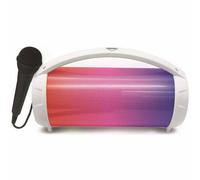 Lexibook iParty Bluetooth Speakers with Lights & Mic White - BTP585Z