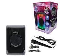 LEXIBOOK, iParty®, Portable Bluetooth® speaker with microphone, Powerful sound volume, Multicolour light effects, Rechargeable battery, K8320LXB