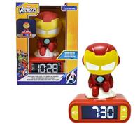 LEXIBOOK, Iron Man Nightlight Alarm Clock, RL800AV2LXB