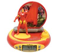 LEXIBOOK, Iron Man Projector Radio Clock, RP510AVLXB