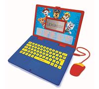 LEXIBOOK JC598PAi2-B Paw Patrol-Educational and Bilingual Laptop Spanish/English-Toy for Child Kid (Boys & Girls) 124 Activities, Learn Play Games and Music with Chase Marshall-Red/Blue