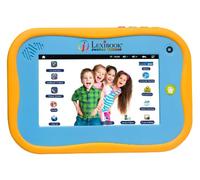 LEXIBOOK Junior Tablet - The Entertaining & Learning Android Tablet for Kids 3-6, sturdy design, front camera, educational and fun content - Blue/yellow - MFC280EN