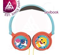 Lexibook Kids Stereo Headphones│Foldable, Volume Limiter & Adjustable│Baby Shark